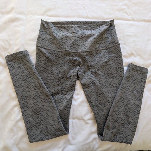 Lululemon Wunder Under Pant Full-On Dottie Dash Slate Black - Picture 2 of 8